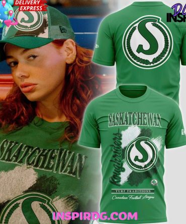 Saskatchewan Roughriders Turf Traditions Enzyme Washed T-Shirt