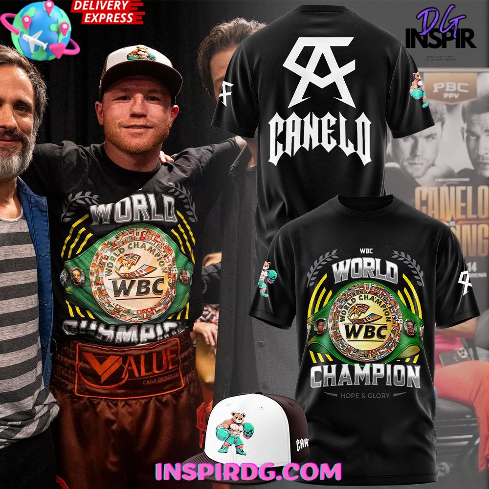 Saul Alvarez Wbc Super Middleweight World Champion 2024 T-Shirt