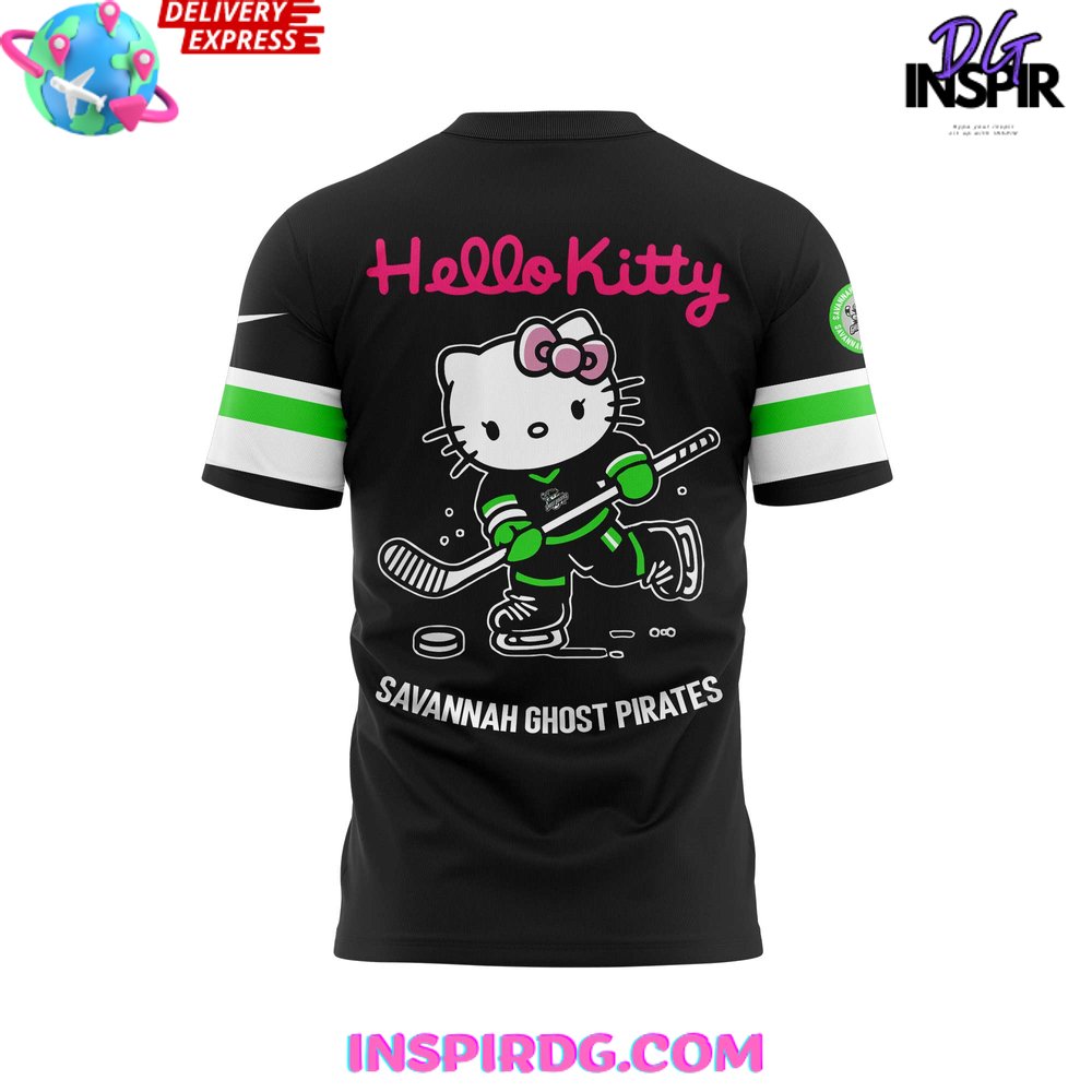 Savannah Ghost Pirates Hello Kitty 2025 Special T-Shirt - Image 3