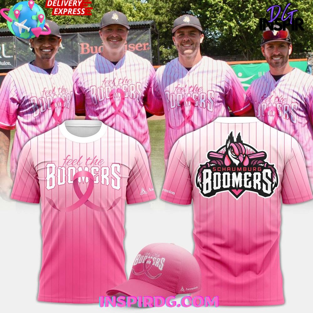 Schaumburg Boomers Breast Cancer Awareness Night 2025 T-Shirt