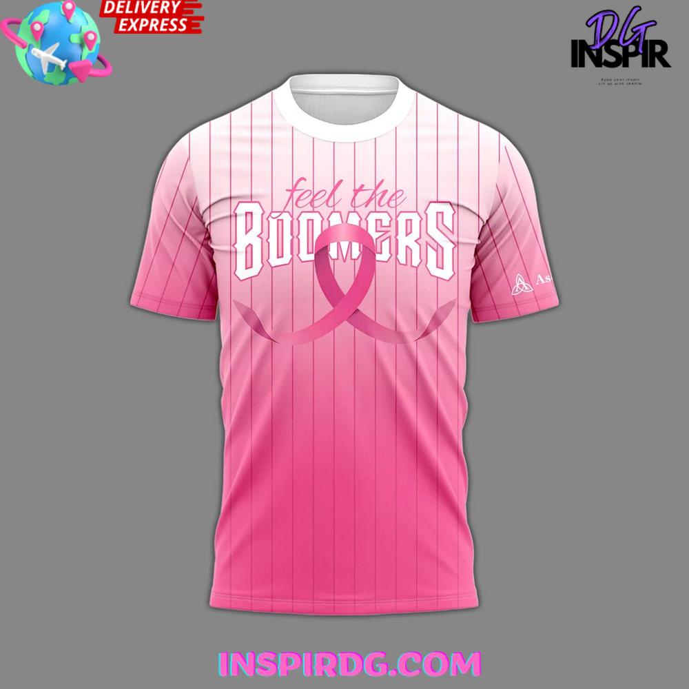 Schaumburg Boomers Breast Cancer Awareness Night 2025 T-Shirt - Image 2