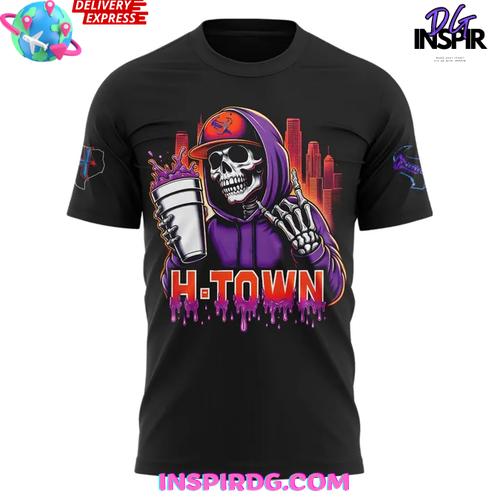 Screwed Up Texas X H-Town Texans Pop-Up Limited T-Shirt - Image 2