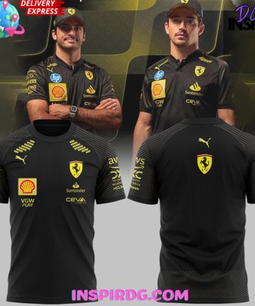 Scuderia Ferrari Italian Gp 2024 Black T-Shirt