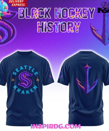 Seattle Kraken Black History Night 2025 Blue T-Shirt