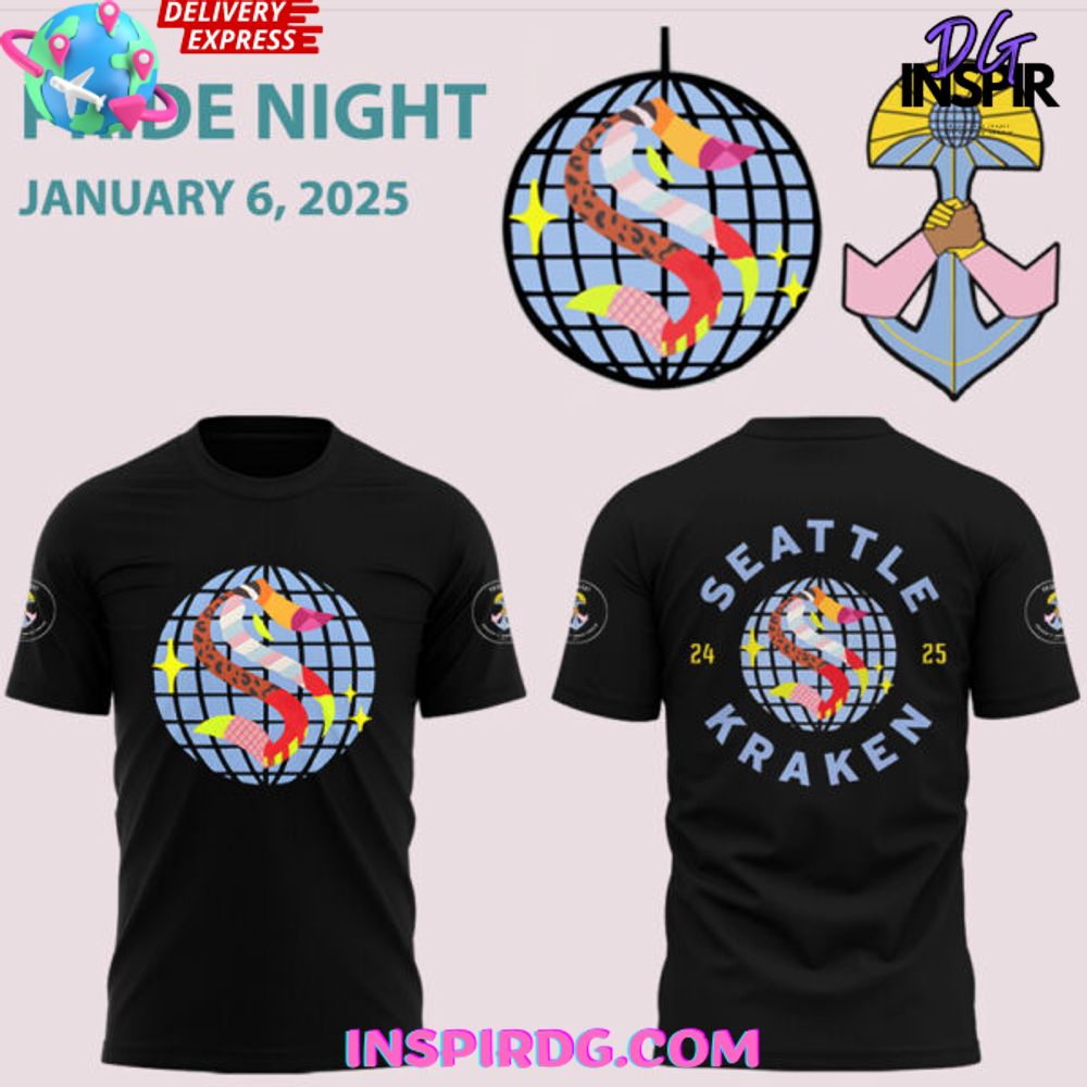 Seattle Kraken Pride Night 2025 T-Shirt