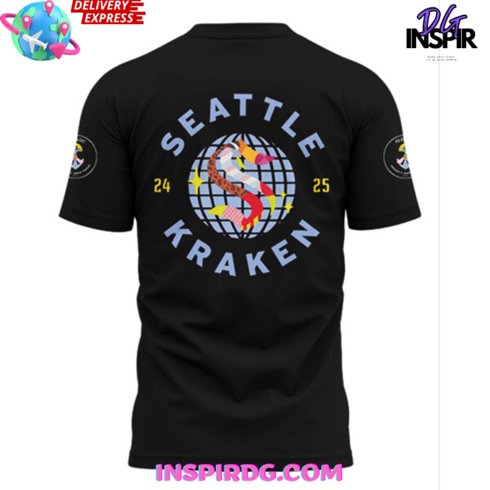 Seattle Kraken Pride Night 2025 T-Shirt - Image 3