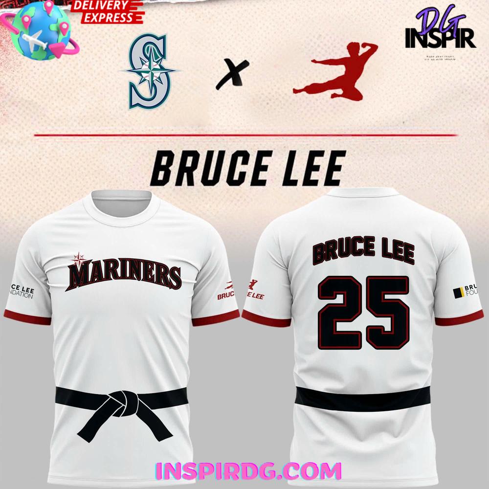 Seattle Mariners Bruce Lee Night T-Shirt