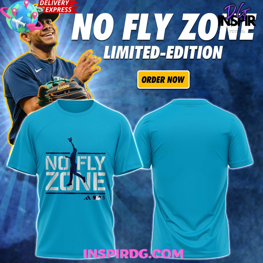 Seattle Mariners No Fly Zone Blue T-Shirt