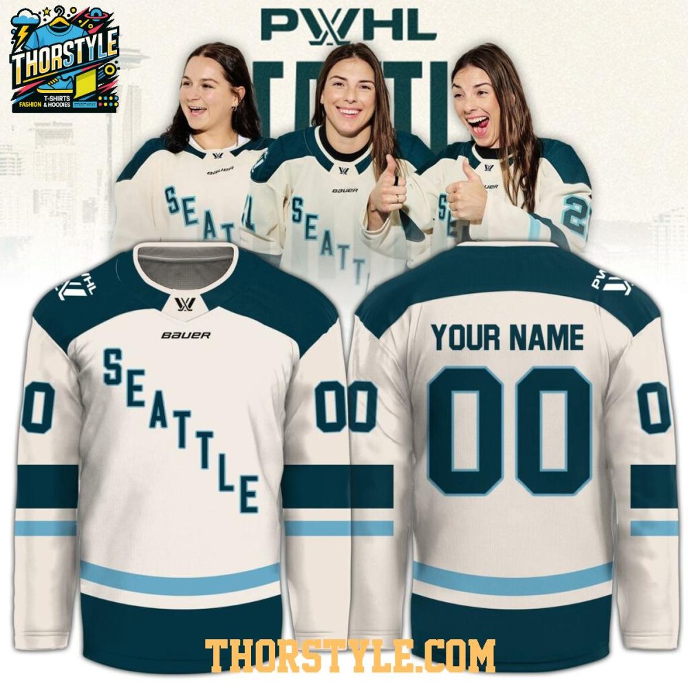 Seattle Pro Women'S Hockey League 2025 Personalized Hockey Jersey