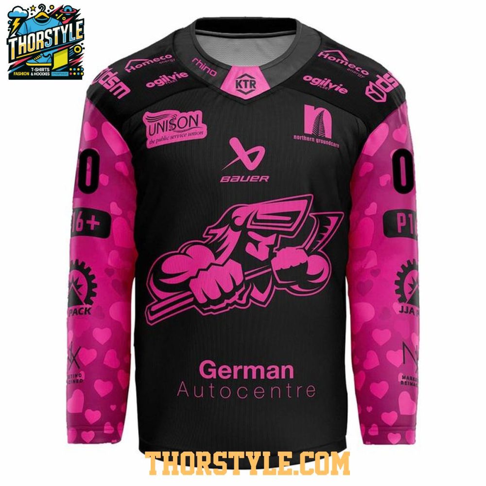 Sheffield Steelers Valentine'S Night 2026 Personalized Hockey Jersey - Image 2