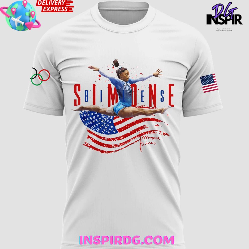 Simone Biles Goat Olympic Paris 2024 T-Shirt - Image 2