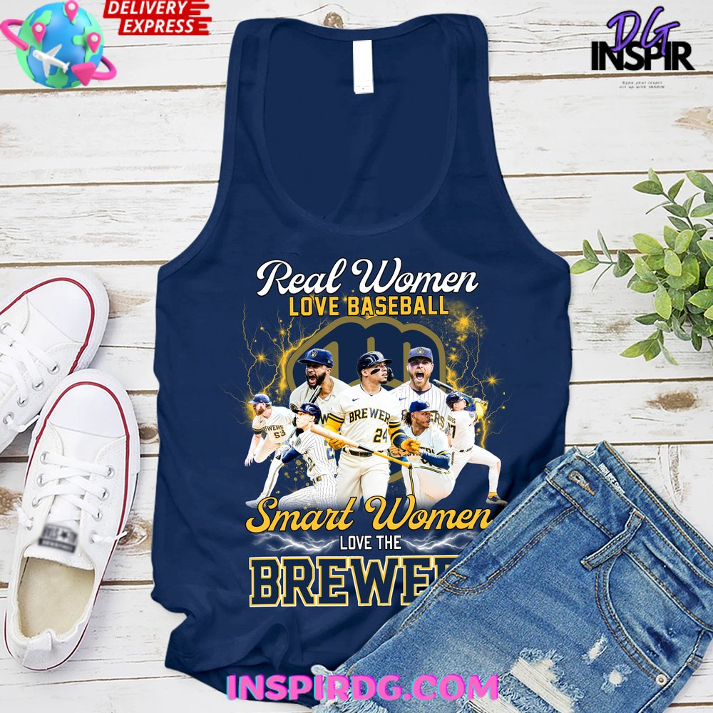 Smart Women Love The Brewers Premium Shirt - Image 5