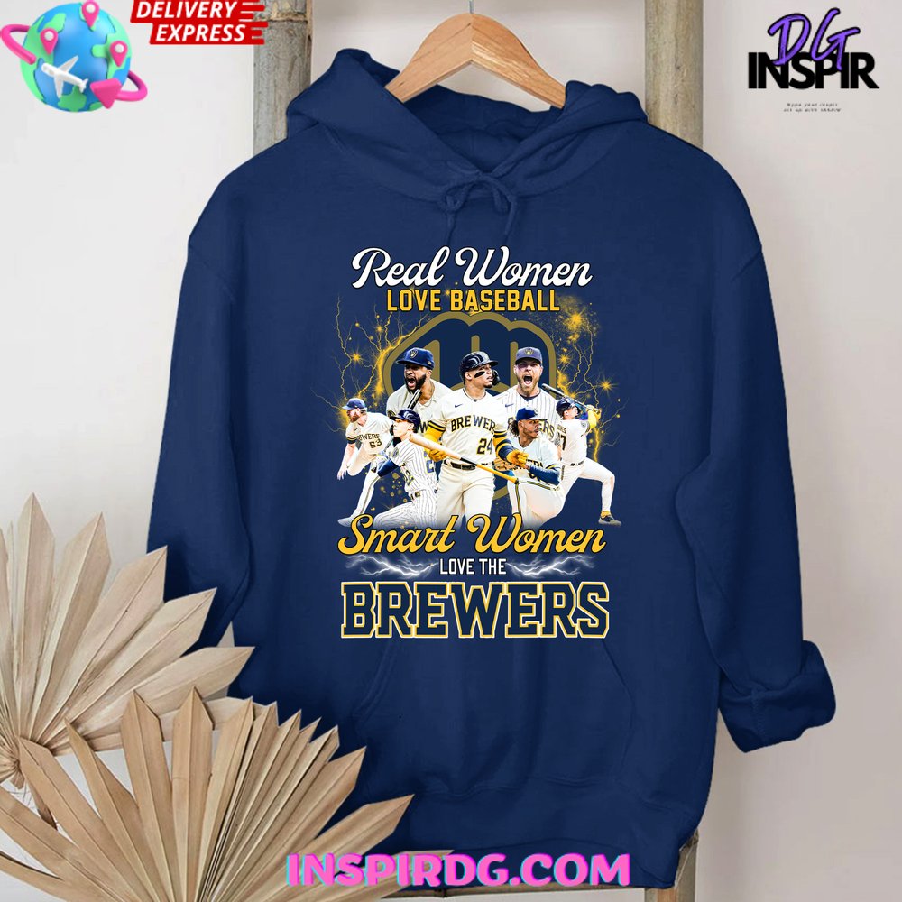 Smart Women Love The Brewers Premium Shirt - Image 3