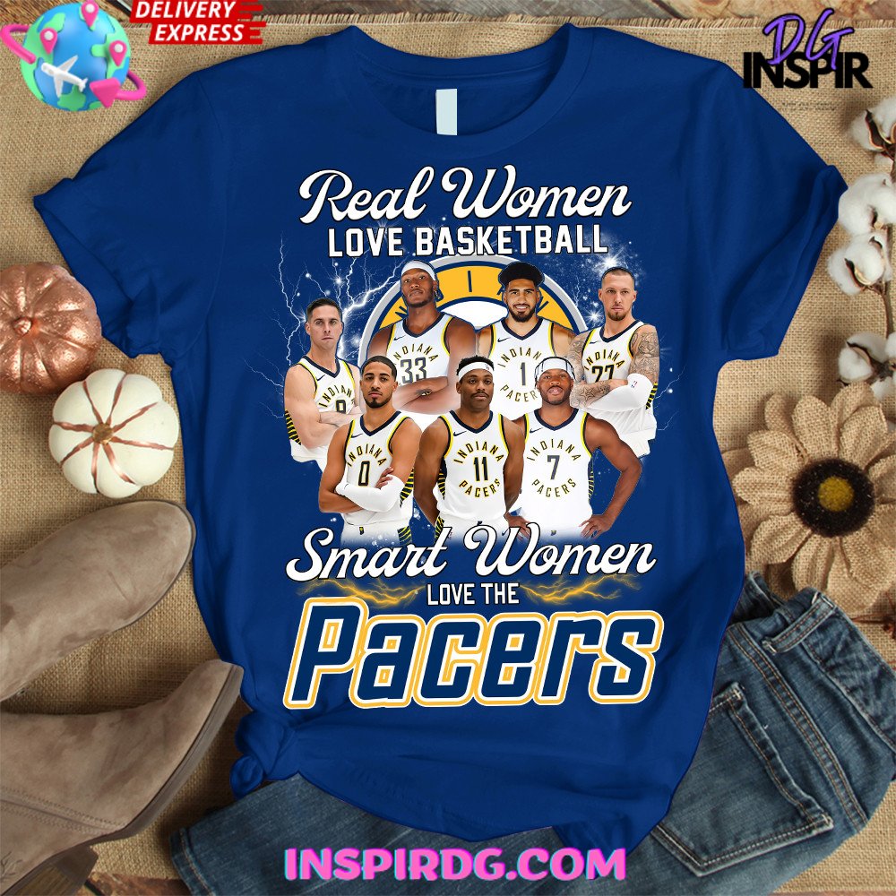 Smart Women Love The Indiana Pacers Premium Shirt