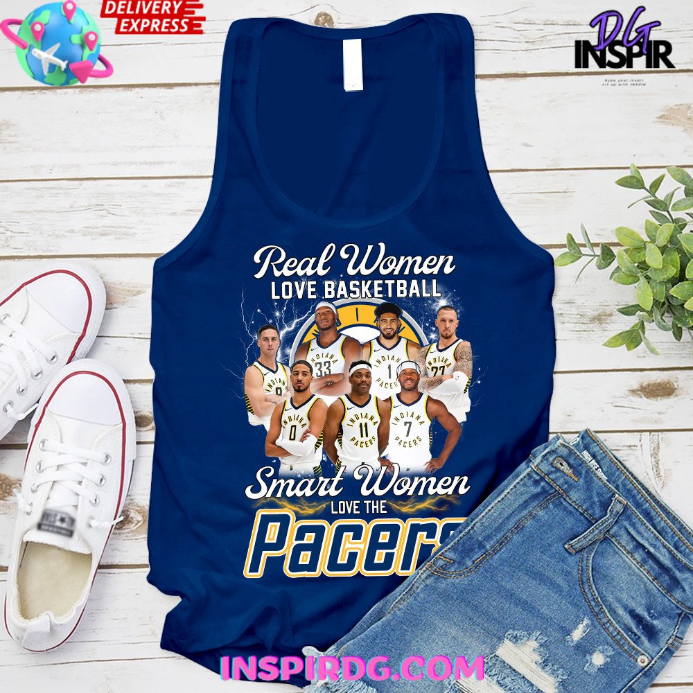 Smart Women Love The Indiana Pacers Premium Shirt - Image 9