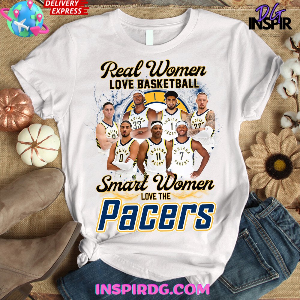 Smart Women Love The Indiana Pacers Premium Shirt - Image 7