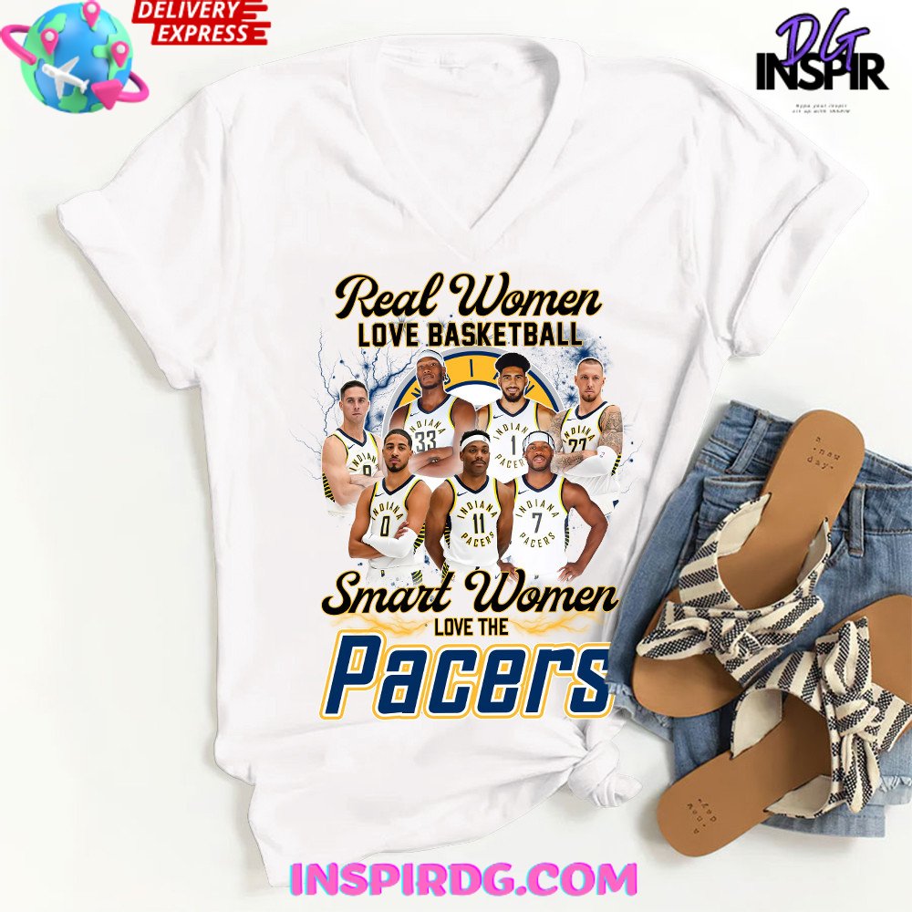 Smart Women Love The Indiana Pacers Premium Shirt - Image 6
