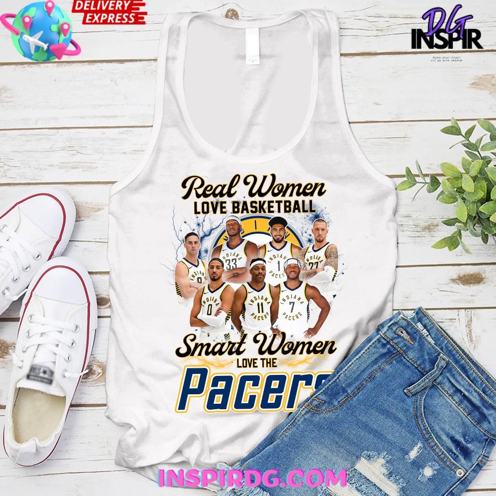 Smart Women Love The Indiana Pacers Premium Shirt - Image 5