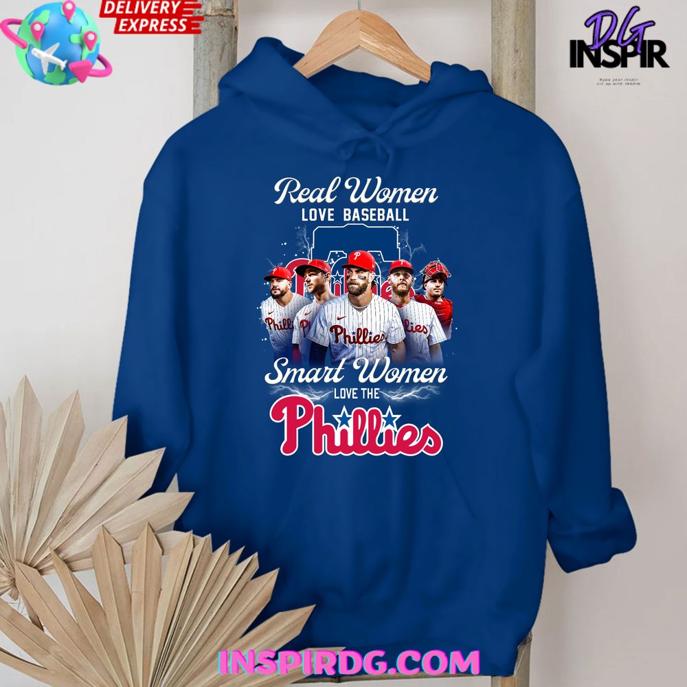 Smart Women Love The Phillies Premium Shirt - Image 3
