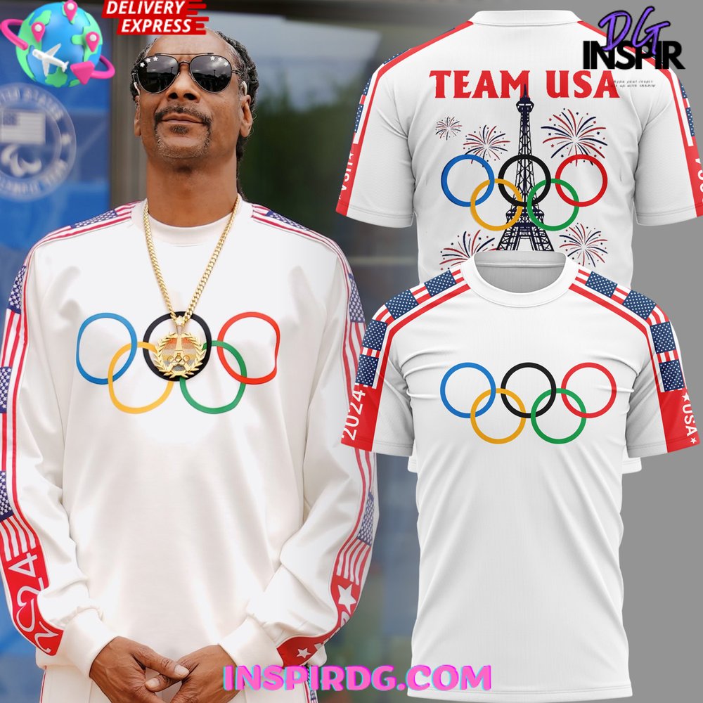 Snoop Dogg Usa Team Olympic Paris 2024 T-Shirt