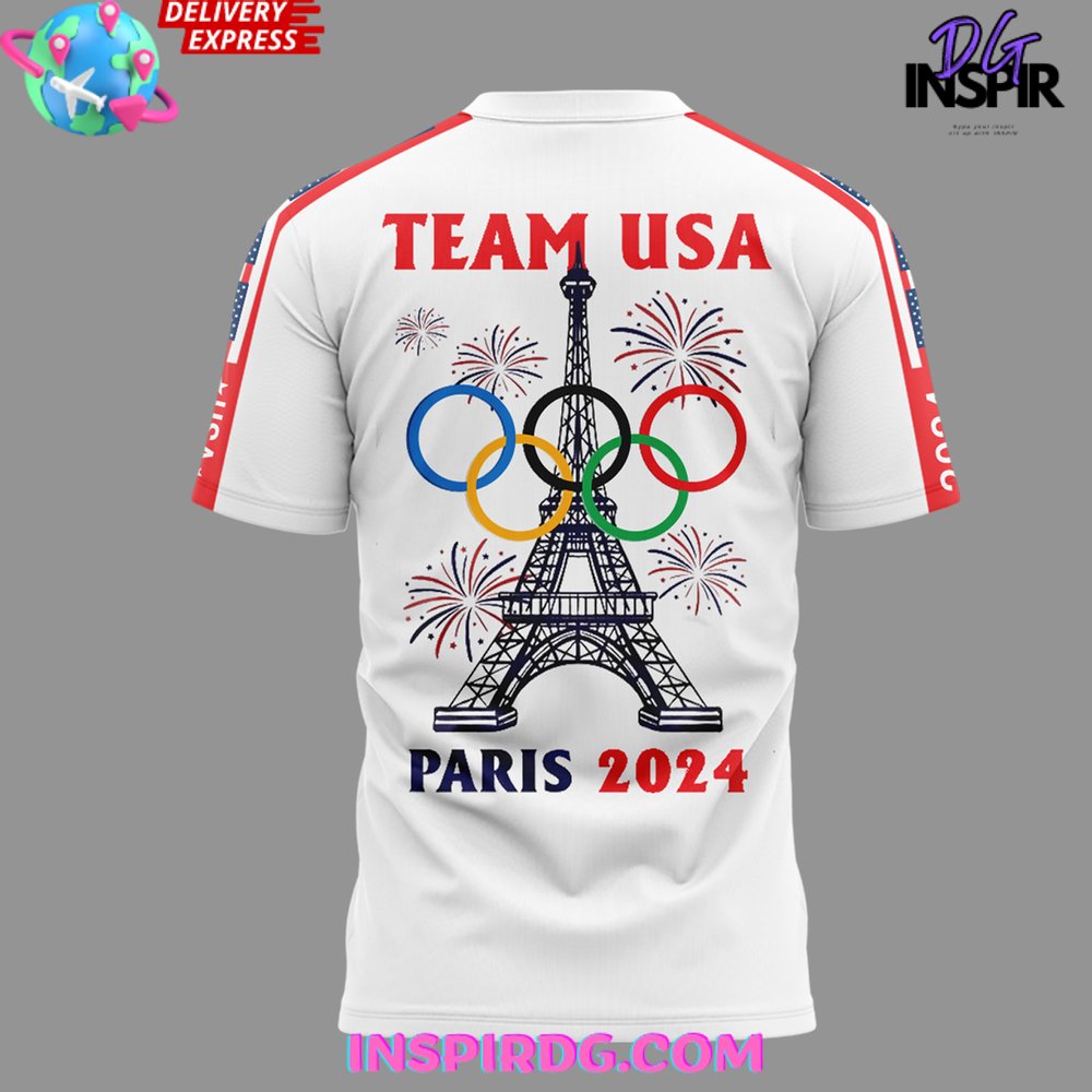 Snoop Dogg Usa Team Olympic Paris 2024 T-Shirt - Image 3