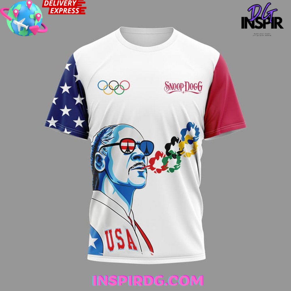 Snoop Dog X Olympic Paris 2024 T-Shirt - Image 2