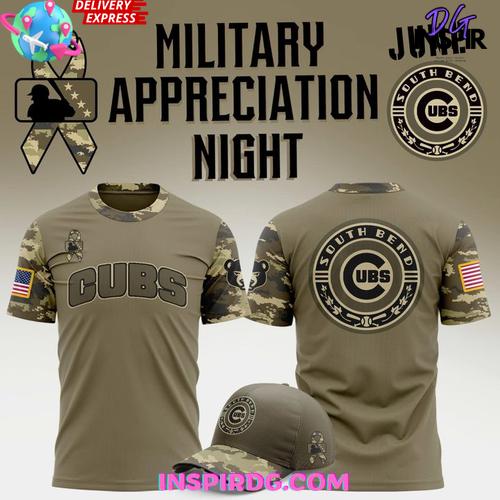 South Bend Cubs Military Appreciation Night Custom Shirt Collection - Image 4