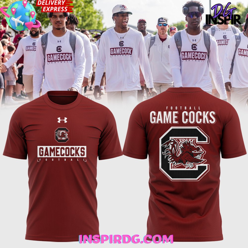 South Carolina Gamecocks Football 2024 Red T-Shirt