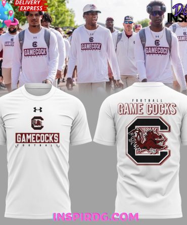 South Carolina Gamecocks Football 2024 White T-Shirt