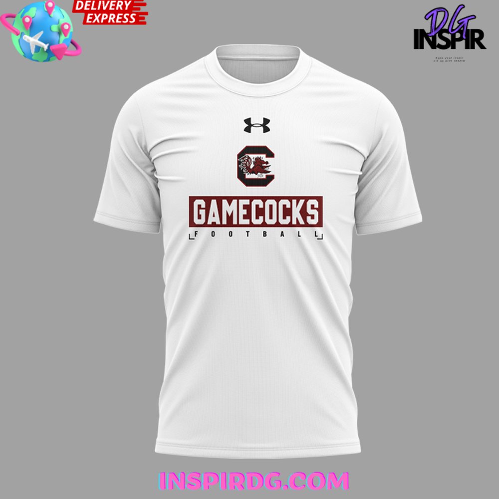 South Carolina Gamecocks Football 2024 White T-Shirt - Image 2