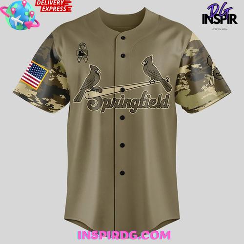 Springfield Cardinals Military Appreciation Night Custom Shirt Collection - Image 2