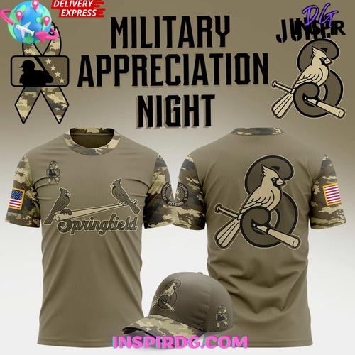 Springfield Cardinals Military Appreciation Night Custom Shirt Collection - Image 4