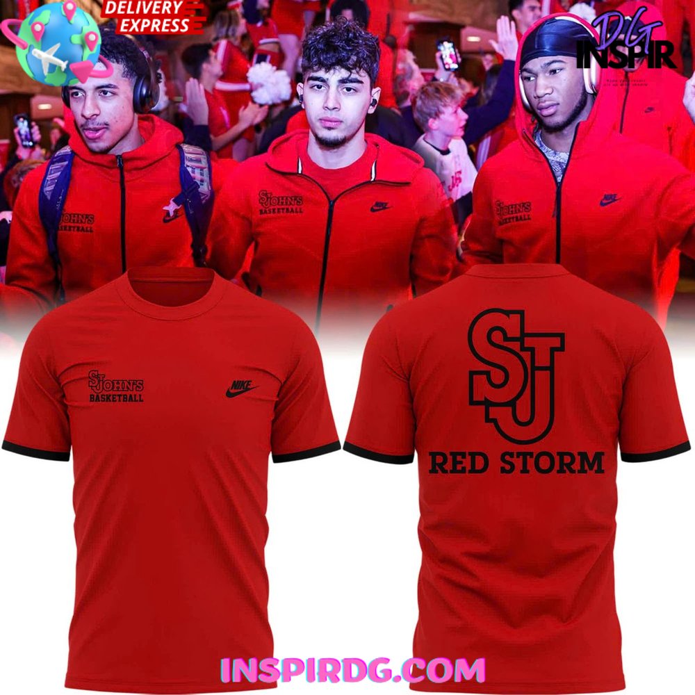 St. John’S Red Storm Basketball 2025 Nike T-Shirt