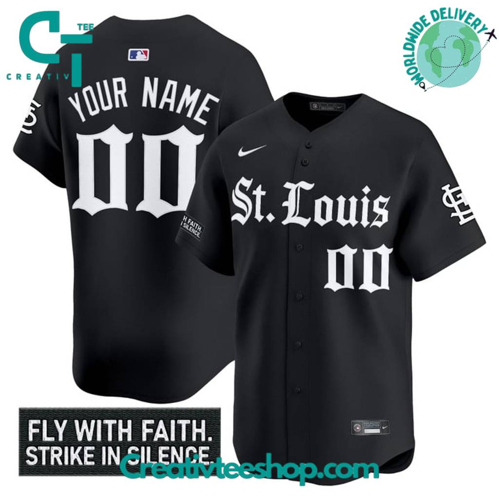St. Louis Cardinals Gothic Legacy Edition "Fly With Faith Strike In Silence" Baseball Jersey