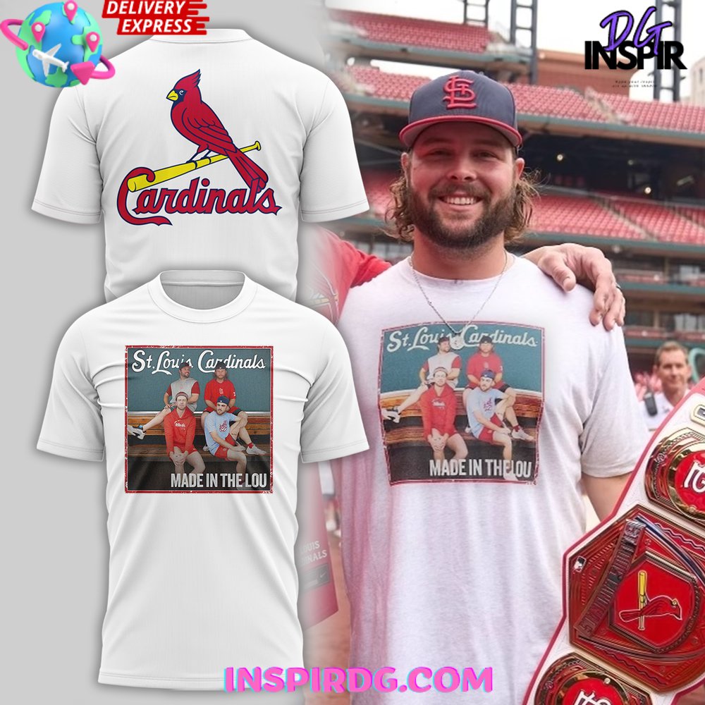 St Louis Cardinals Made In The Lou T-Shirt