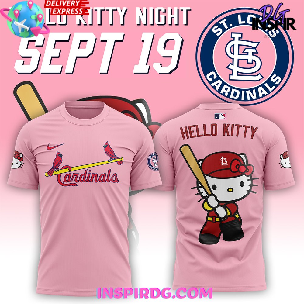 St. Louis Cardinals X Hello Kitty Night 2024 T-Shirt