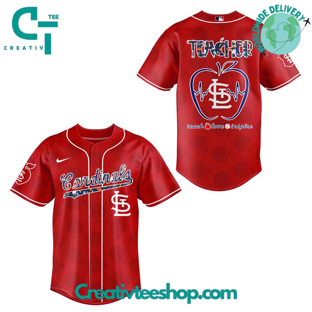 St. Louis Cardinals X Teacher Appreciation Special Baseball Jersey - Image 4