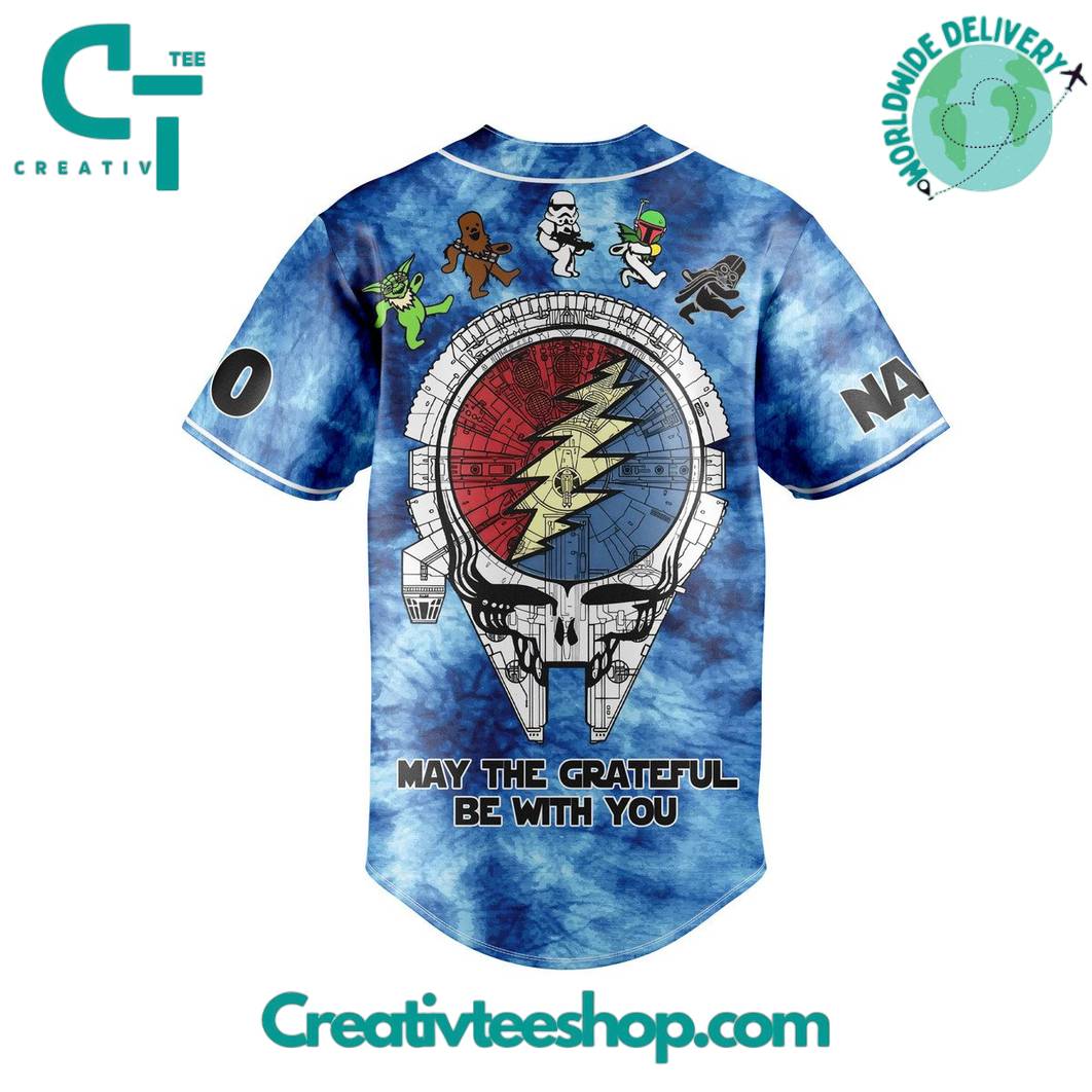 Star Wars X Grateful Dead "Dark Star" Special Baseball Jersey - Image 3