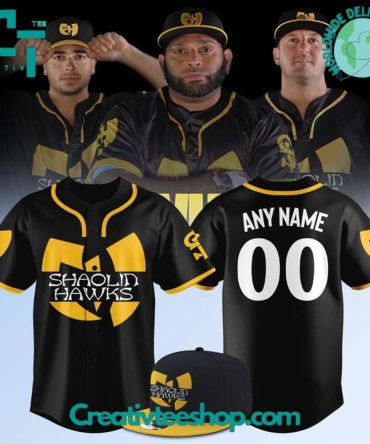 Staten Island Ferryhawks X Wu-Tang Clan Shaolin Hawks Personalized Baseball Jersey