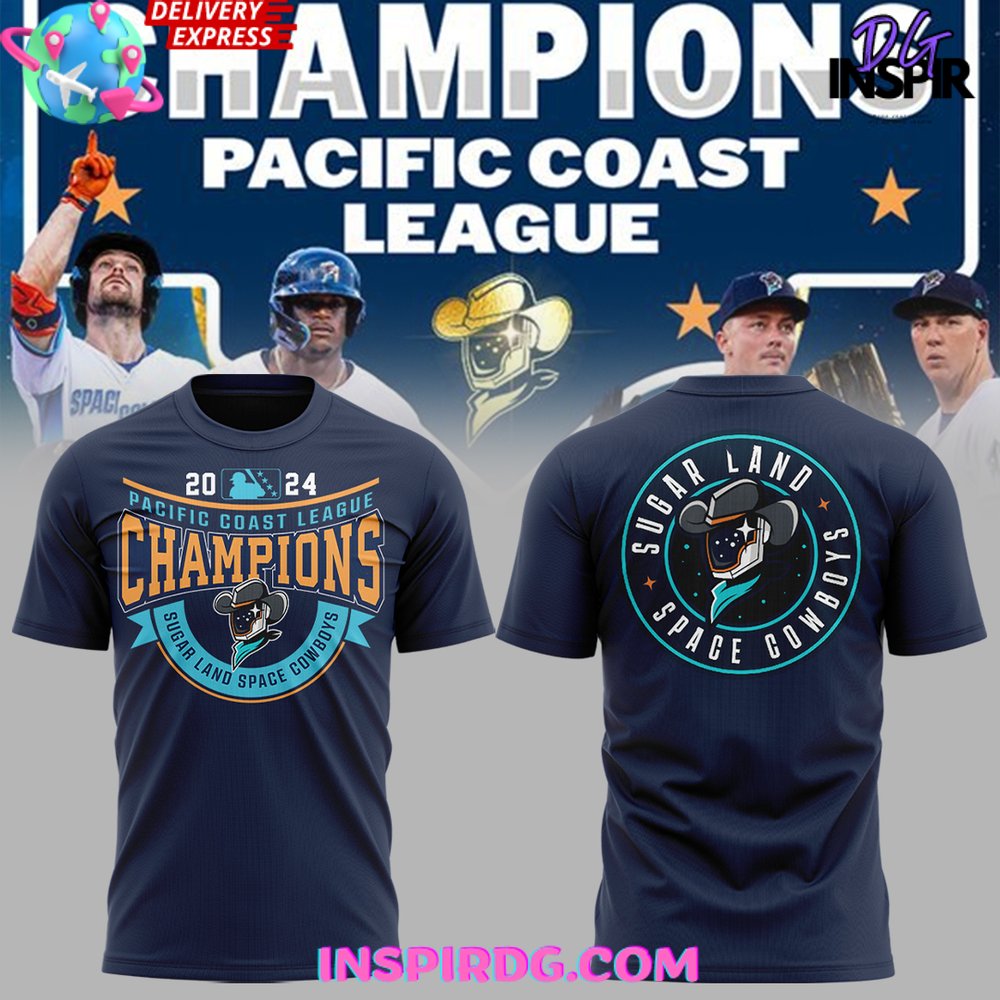 Sugar Land Space Cowboys Pacific Coast League 2024 T-Shirt