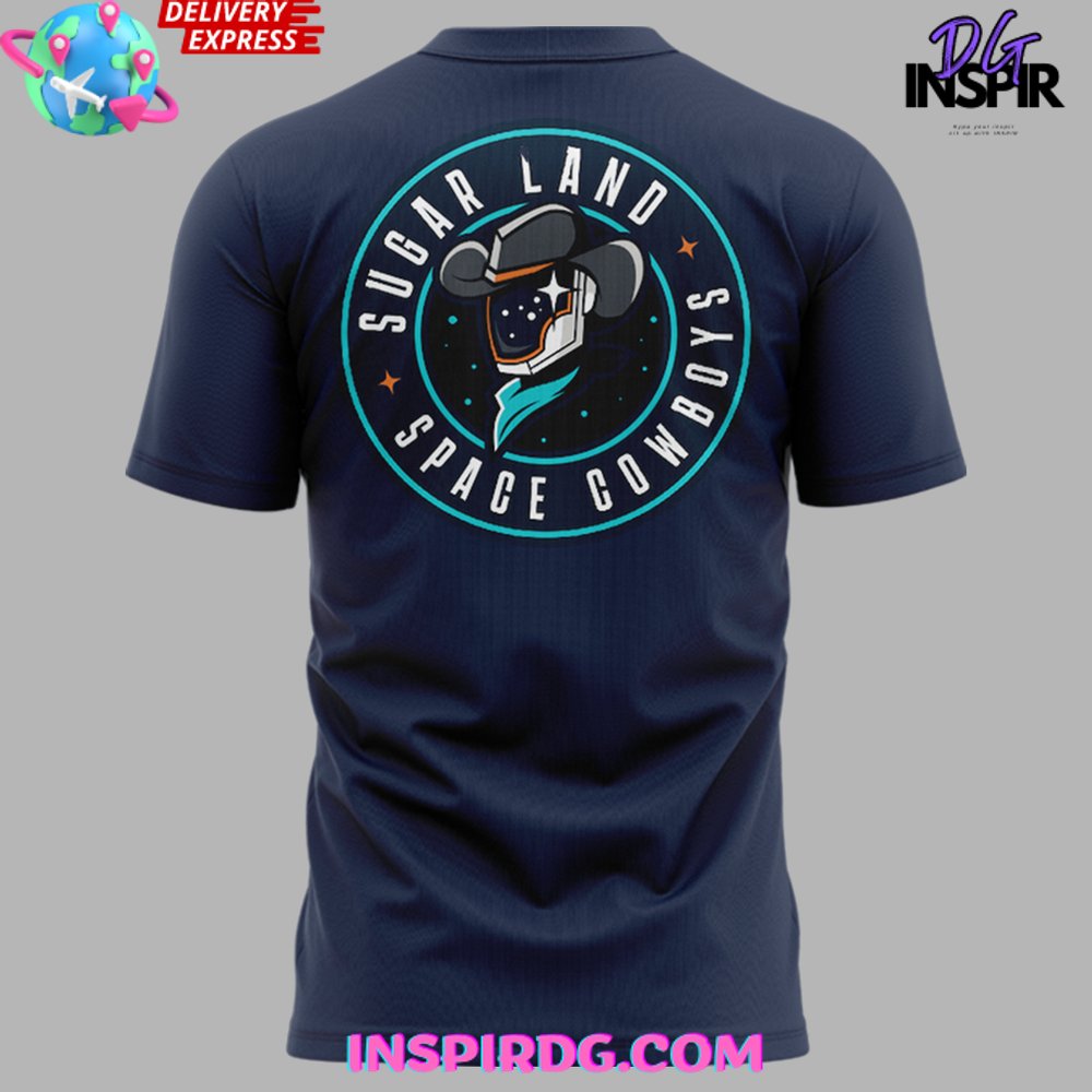 Sugar Land Space Cowboys Pacific Coast League 2024 T-Shirt - Image 3
