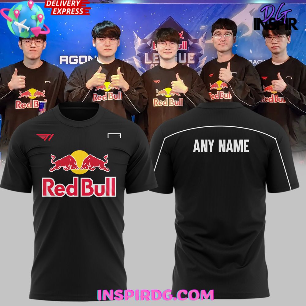 T1 League Of Legends X Red Bull Special T-Shirt
