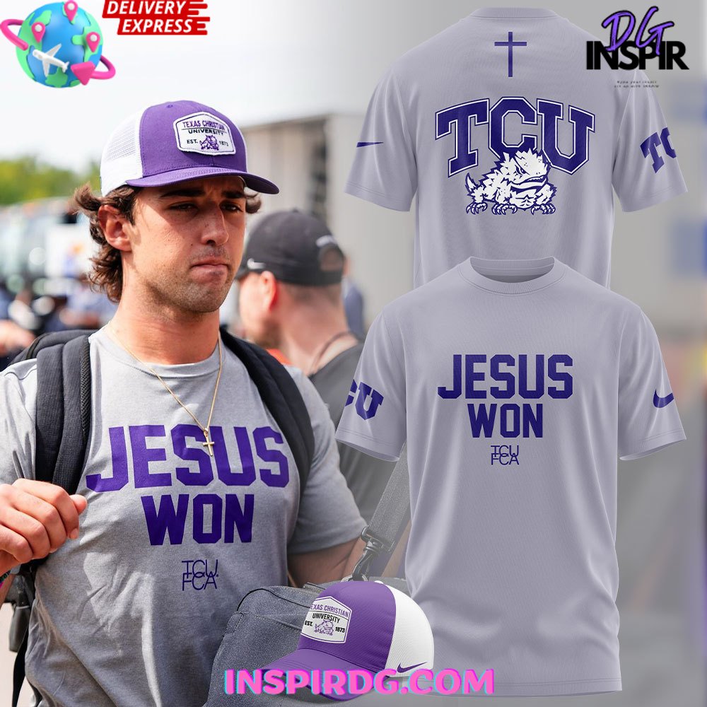 Tcu Football Jesus Won 2024 T-Shirt
