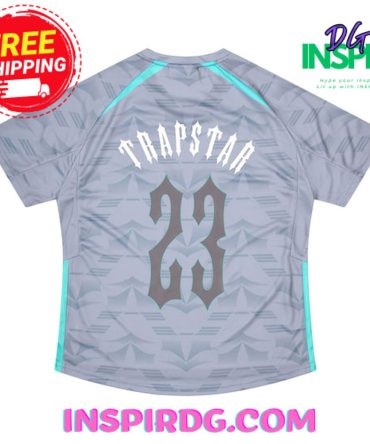 Trapstar Irongate Football Jersey Greyblue