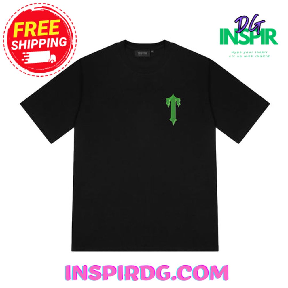 Trapstar The Matrix T T-Shirt Blackgreen - Image 2