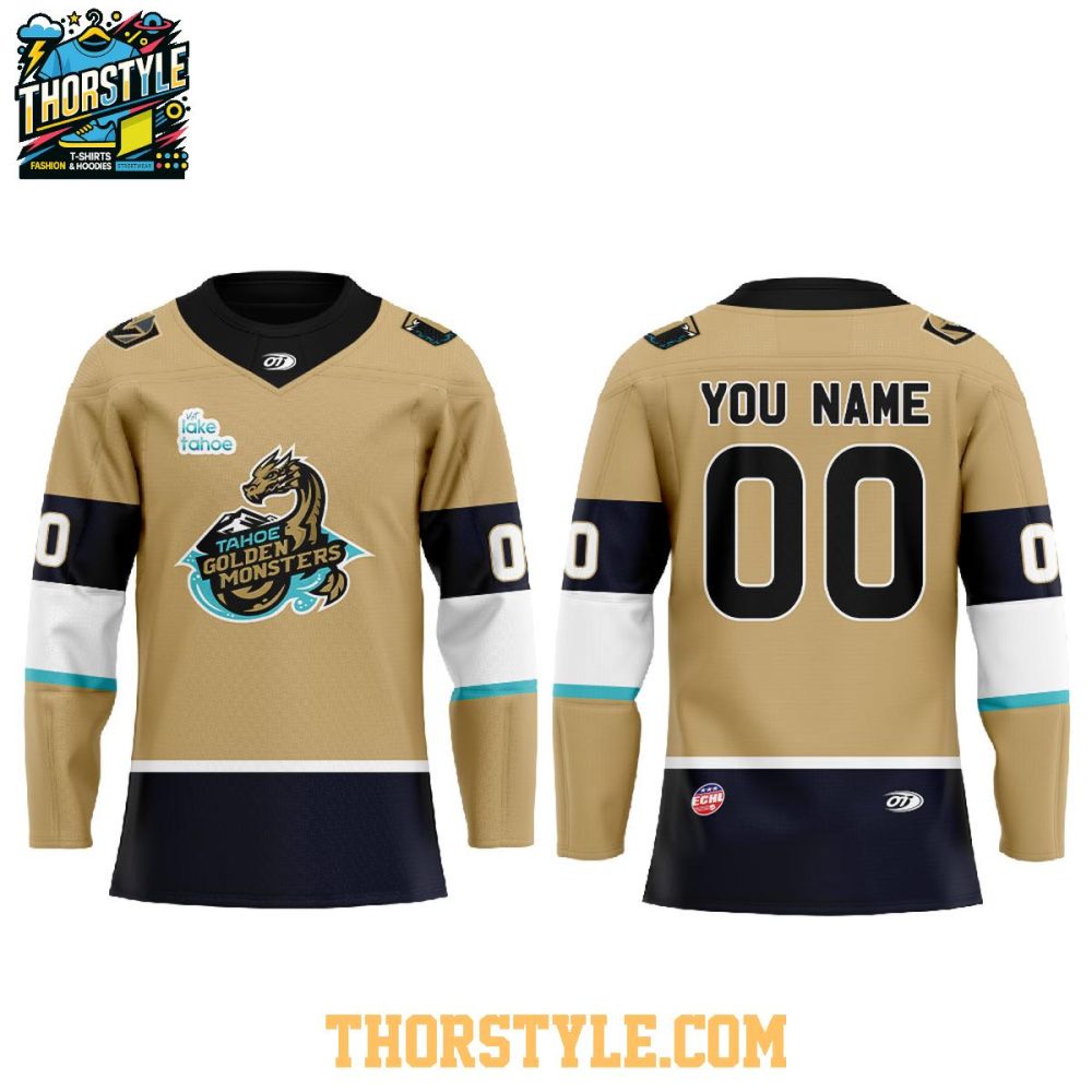 Tahoe Knight Monsters Golden Auction Weekend 2026 Personalized Hockey Jersey - Image 2