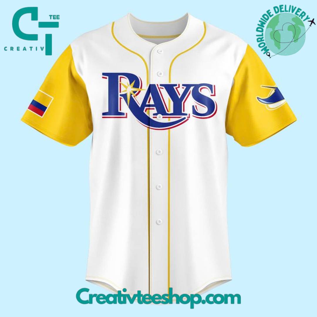 Tampa Bay Rays Colombian Heritage Night 2025 Special Baseball Jersey - Image 2