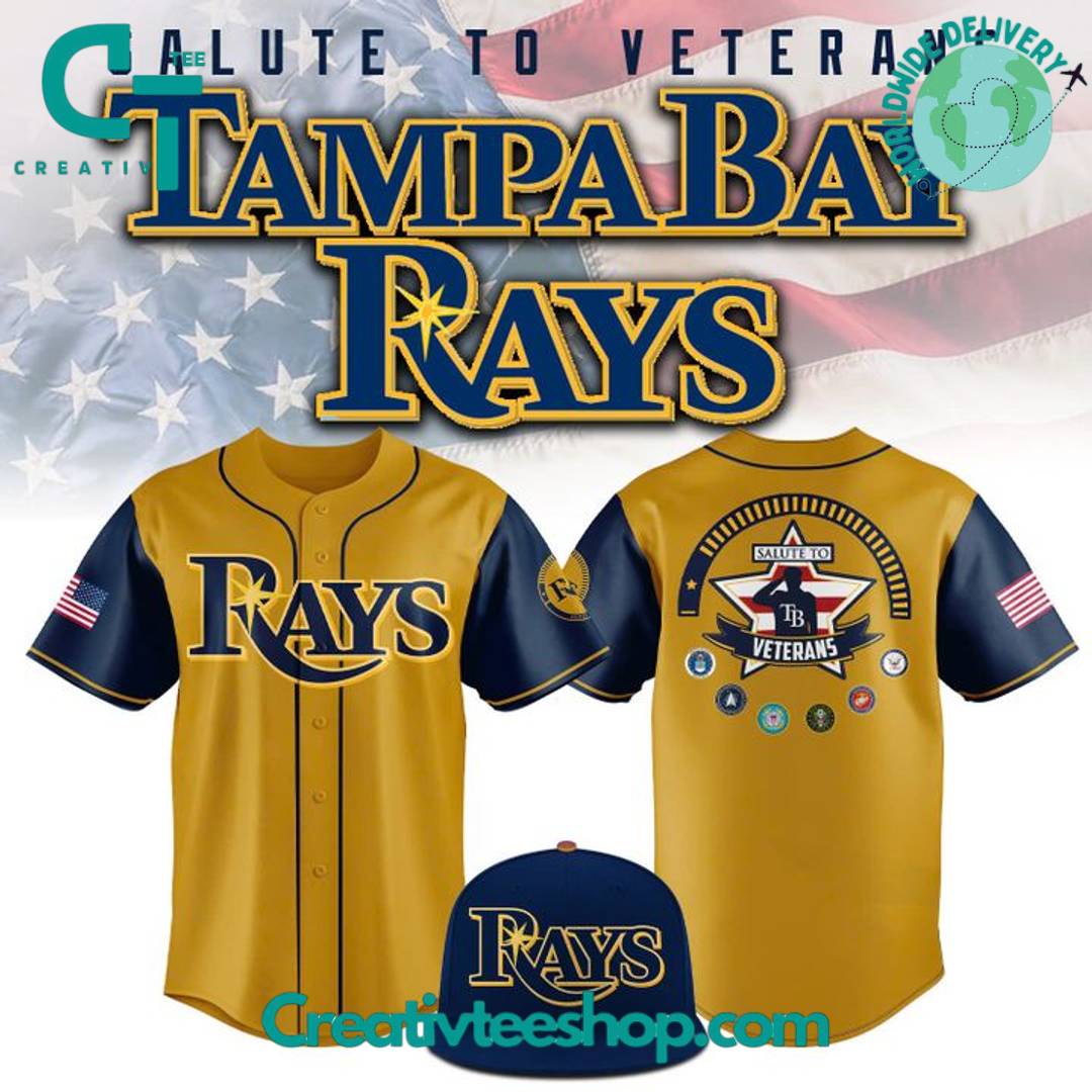 Tampa Bay Rays Salute To Service Special Baseball Jersey - Image 2
