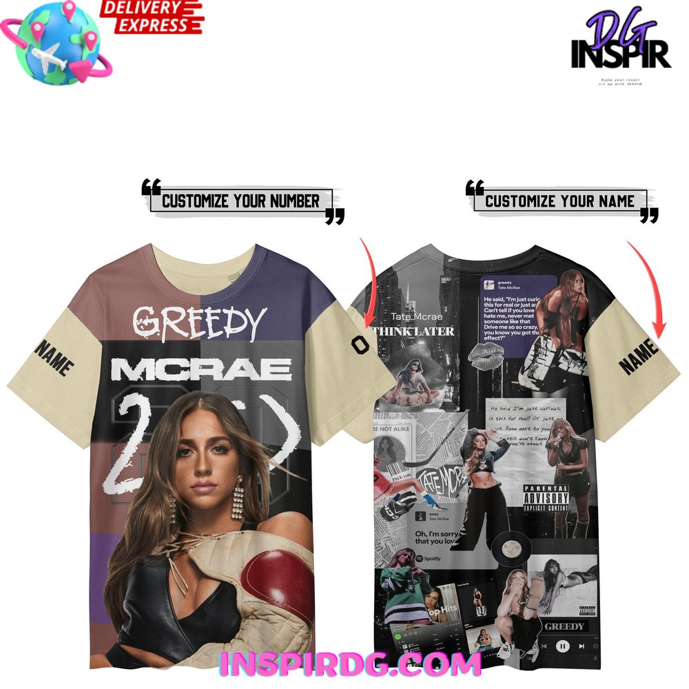 Tate Mcrae Greedy Limited Edition T-Shirt - Image 2