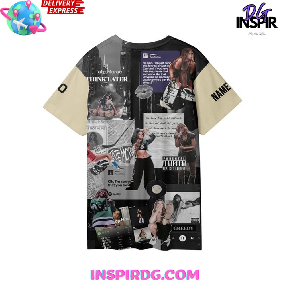 Tate Mcrae Greedy Limited Edition T-Shirt - Image 3